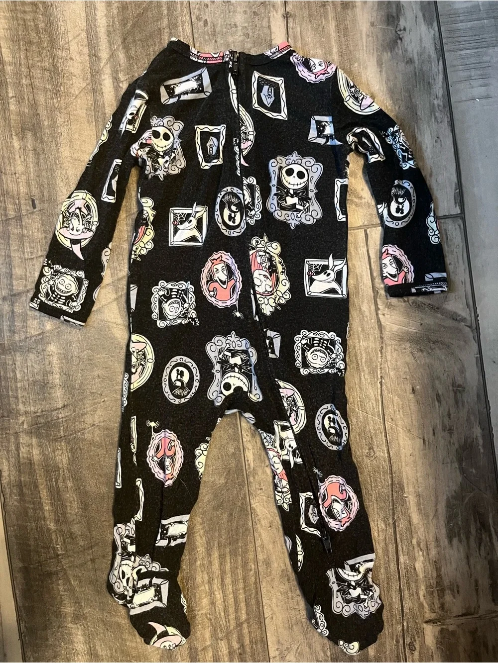 Disney Baby Nightmare Before Christmas Bamboo Sleeper 3-6M Jack Sally Halloween